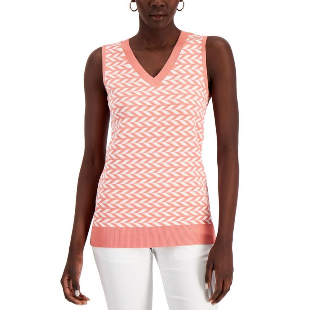 Alfani Herringbone Sweater Vest